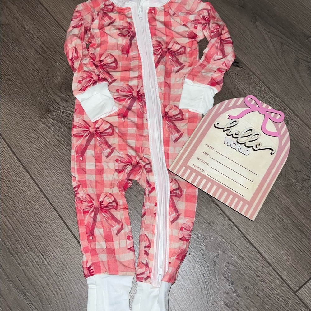 bamboo zippy/birth announcement